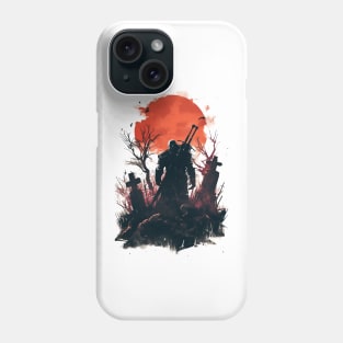 A Monster Hunter Amidst the Fallen - Witcher Phone Case