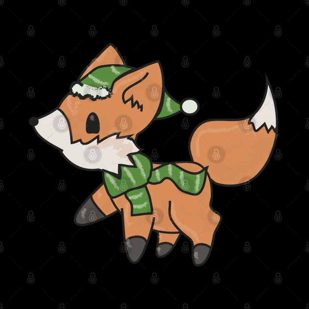 Cute Christmas Winter Fox/Wolf/Fuchs Animal by Normo Apparel