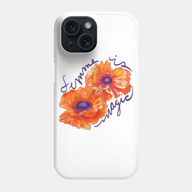 Femme is Magic Phone Case by Nerdybrownkid