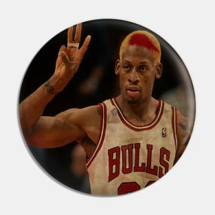 Vintage Three Finger Dennis Rodman Pin