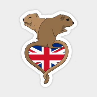 Gerbil United Kingdom (light) Magnet