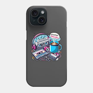 Unforgettable Melodies: 80's Music and Coffee Phone Case