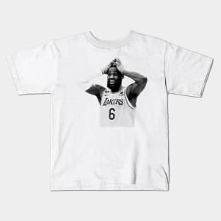 LeBron James Jersey Kids T-Shirt for Sale by SasatheGreat