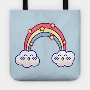 Collaboration (Rainbow and Clouds) Tote