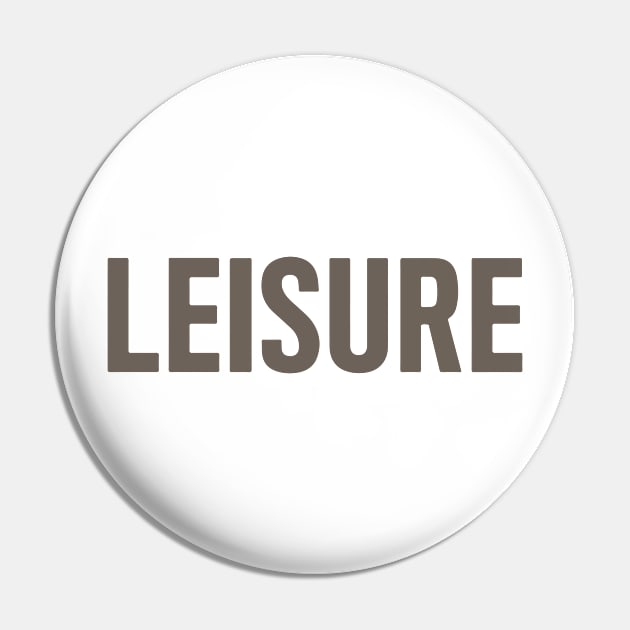 LEISURE Pin by Joker & Angel