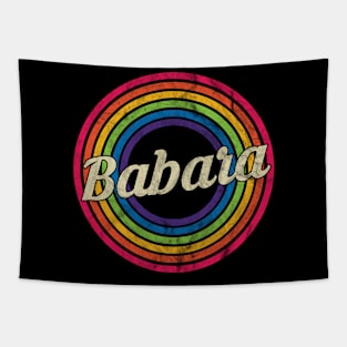 Babara - Retro Rainbow Faded-Style Tapestry