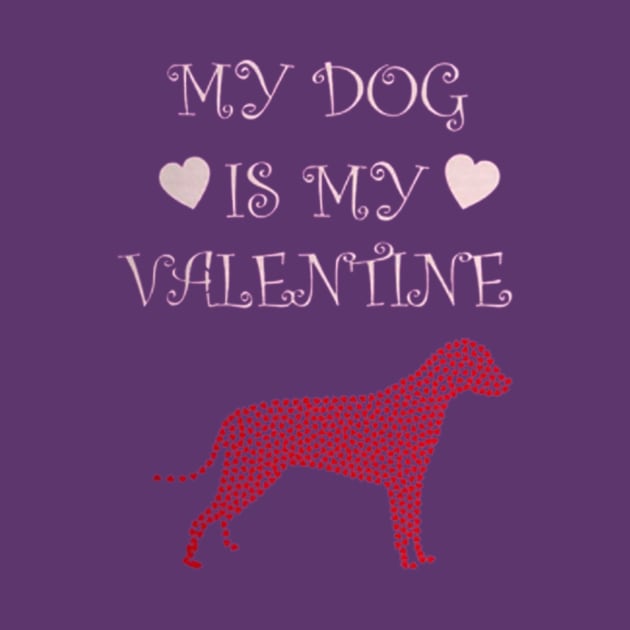 My dog is my valentine by  El-Aal