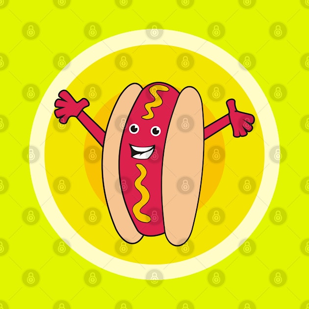 Happy Hot Dog by new_child