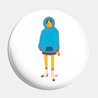 chille, no pants Pin