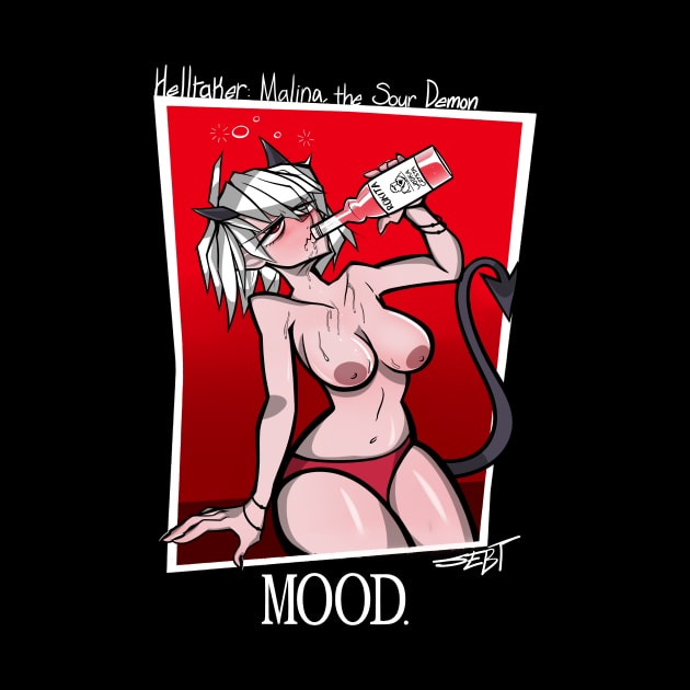 Helltaker: Drunk Malina (UNCENSORED) by Seb_T95