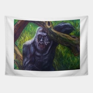 Resting Bigfoot Tapestry