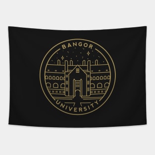 Bangor University, North Wales Emblem - Gold Tapestry