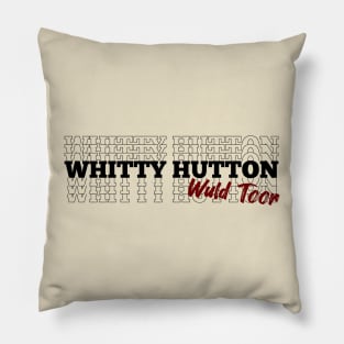 whitty hutton creme vintage - Wuld Toor, Stacked Text Pillow