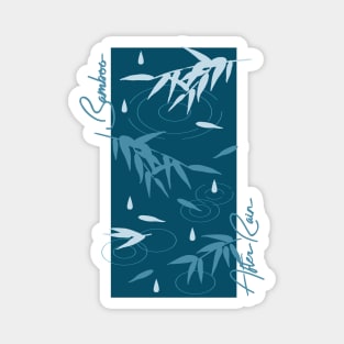 Bamboo Forest After Rain Magnet