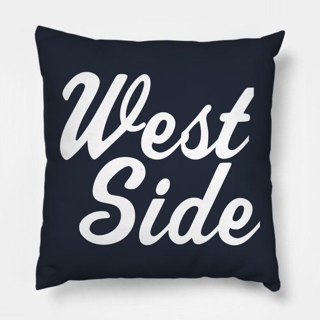 West Side Script Pillow by twothree