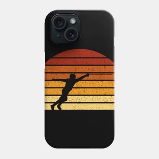 Vintage Sunset Fencing Gift For Fencers Phone Case