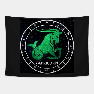 Capricorn - Zodiac Sign Tapestry