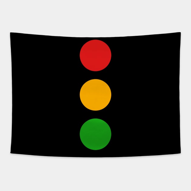 Traffic Signal Light Funny Lazy Halloween Costume Tapestry by Krishnansh W.