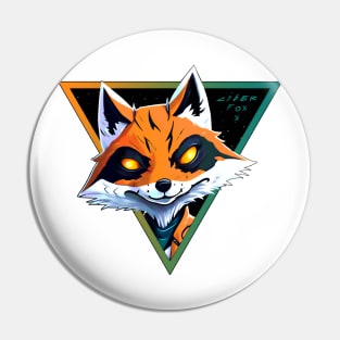 crazy cosmic fox Pin