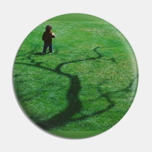 YOUNG BOY IN A TREE Pin