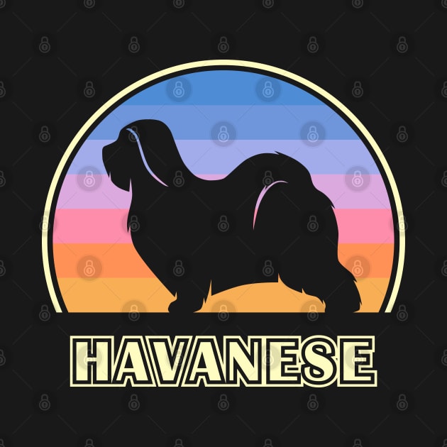 Havanese Vintage Sunset Dog by millersye