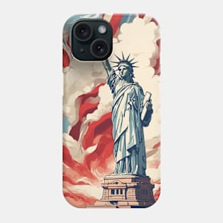 New York United States of America Tourism Vintage Poster Phone Case