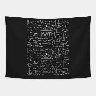 i love math funny math nerd cool Tapestry