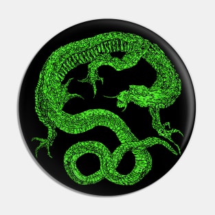 LUCKY DRAGON - GREEN Pin