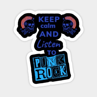 keep calm and punk Magnet