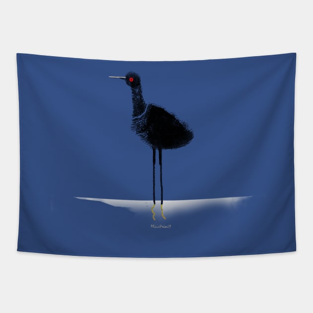 Water Bird Tapestry by mindprintz