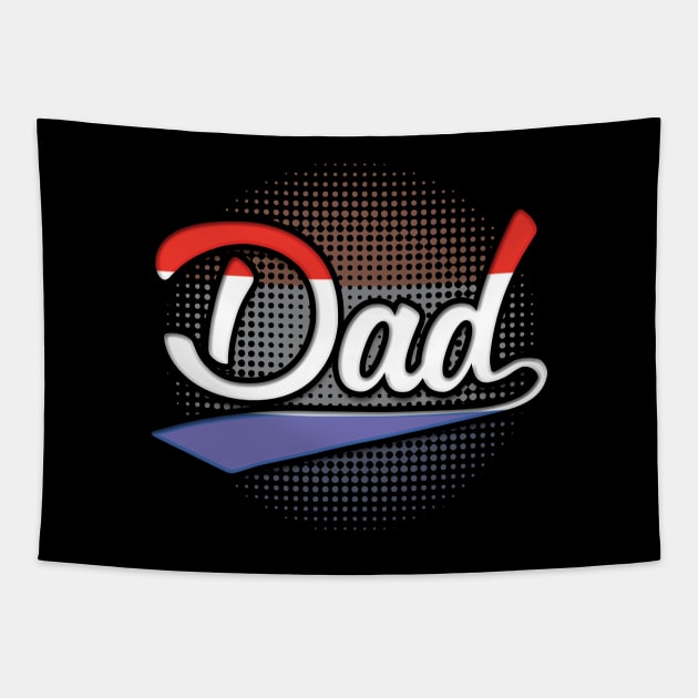 Dutch Dad - Gift for Dutch From Netherlands Tapestry by Country Flags
