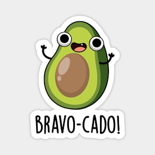 Bravo-cado Cute Avocado Pun Magnet