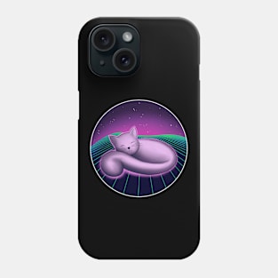 Retro Sleeping Cat Phone Case