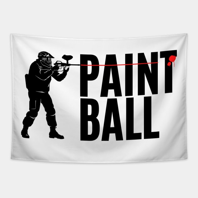 Paintball Lover Tapestry by Designuper