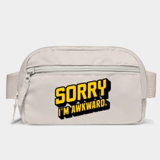 Sorry I'm Awkward Introvert Social Anxiety Bag