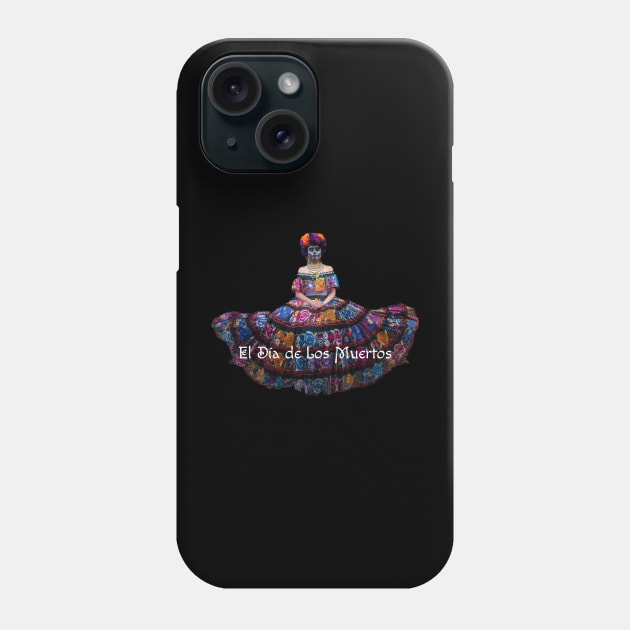 El dia de los muertos dress Phone Case by BrokenTrophies