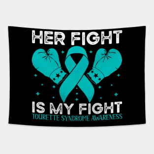 Her Fight is My Fight Tourette Syndrome Awareness Tapestry