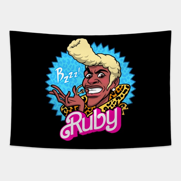 Ruby Rhod Tapestry by Scud"