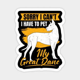 Great Dane German Mastiff Dog Lover Gift Magnet