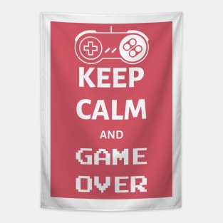 Keep calm and game over Tapestry