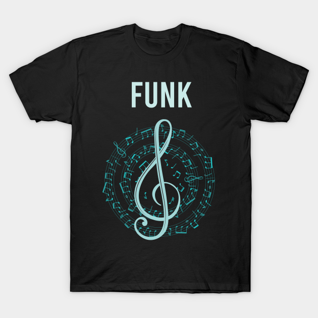 Discover Music Note Circle Funk - Funk - T-Shirt