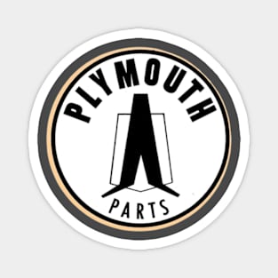 Plymouth Car Parts Magnet