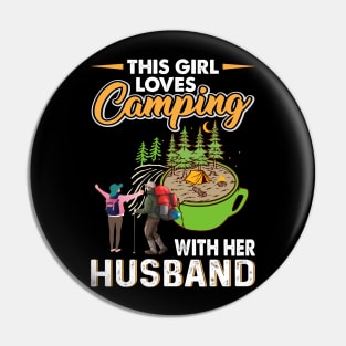 This Girl Loves Camping Pin