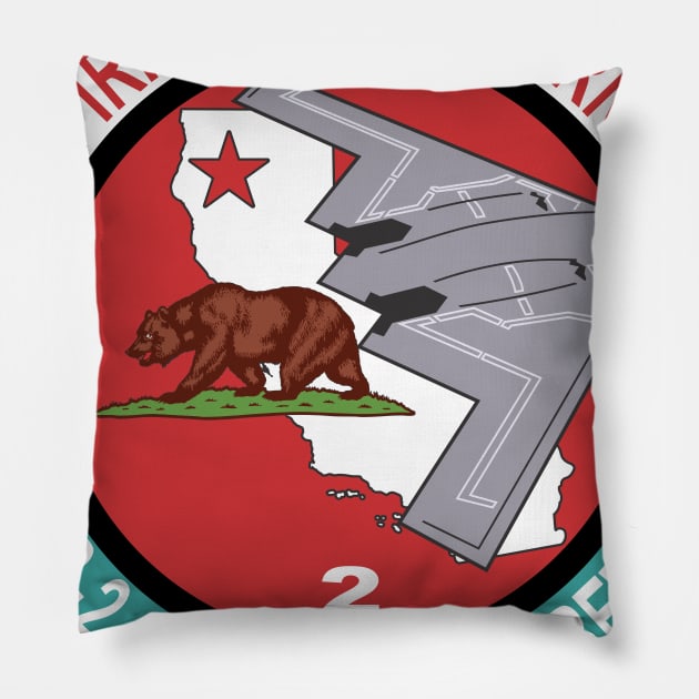 B-2 Stealth Bomber - California Pillow by MBK