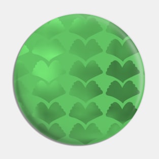 Jewel Ginkgo Single Hue Array Light Green Pin