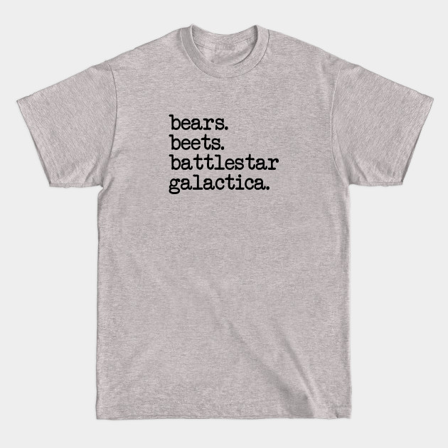 Discover The Office - Bears Beets Battlestar Galactica - The Office Usa - T-Shirt