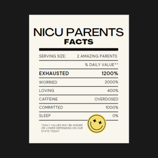 NICU Parents Daily Servings T-Shirt