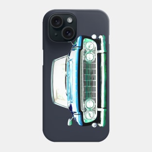 Zodiac Mk3 1960s classic car high contrast Phone Case