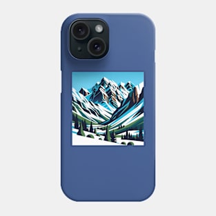 Snowy Mountain 1 Phone Case