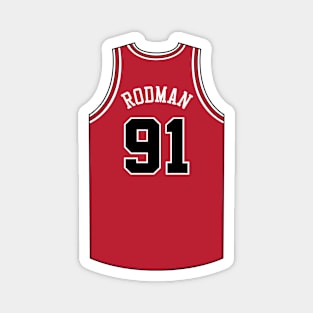 Dennis Rodman Chicago Jersey Qiangy Magnet